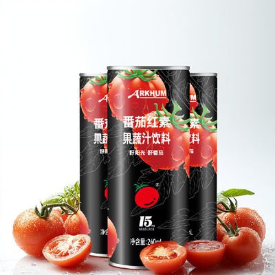 品質 100%天然トマト果汁 炭水化物12.4g 工場